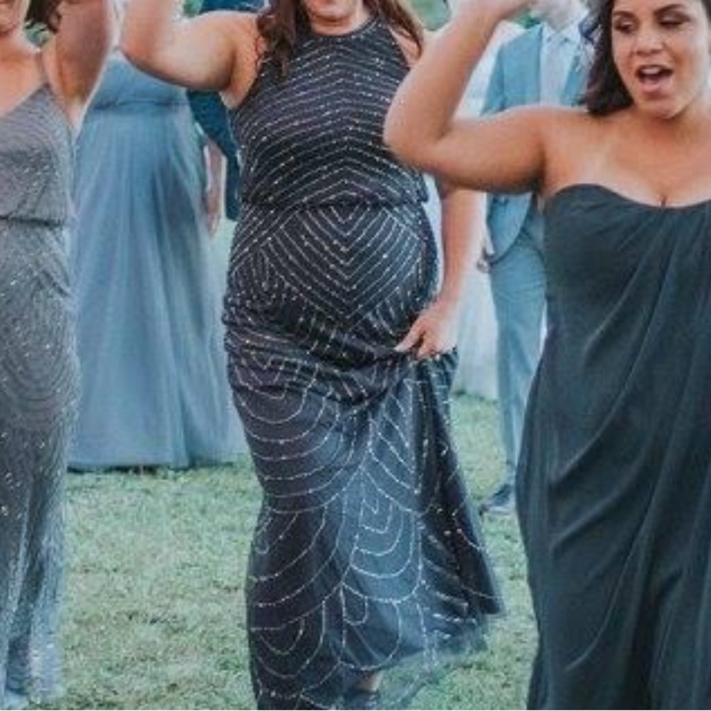 Sable + Zoe Beaded Gown Dress